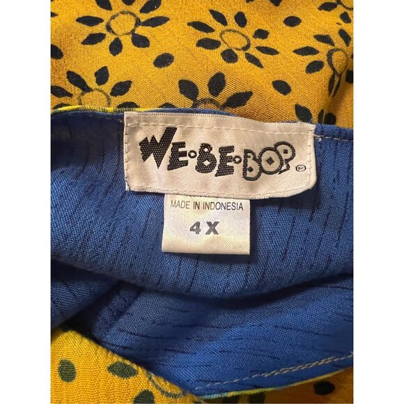 We Be Bop Vintage Layered Lagenlook MIDI Dress Size 4X - Picture 6 of 8